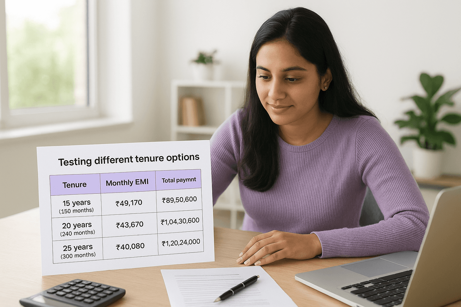 Testing different tenure options
