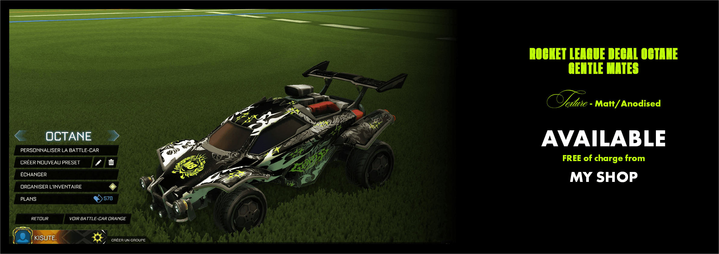 gentle mates octane decal