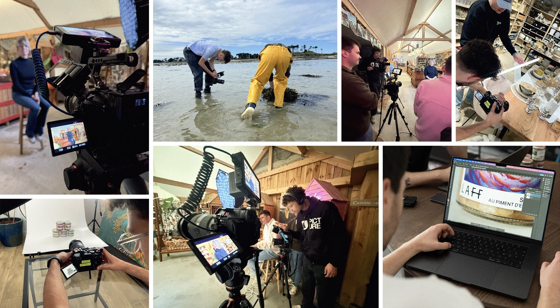 LAFF - Making off vidéo, packshot, tournage interviews, retouche photo, illustration