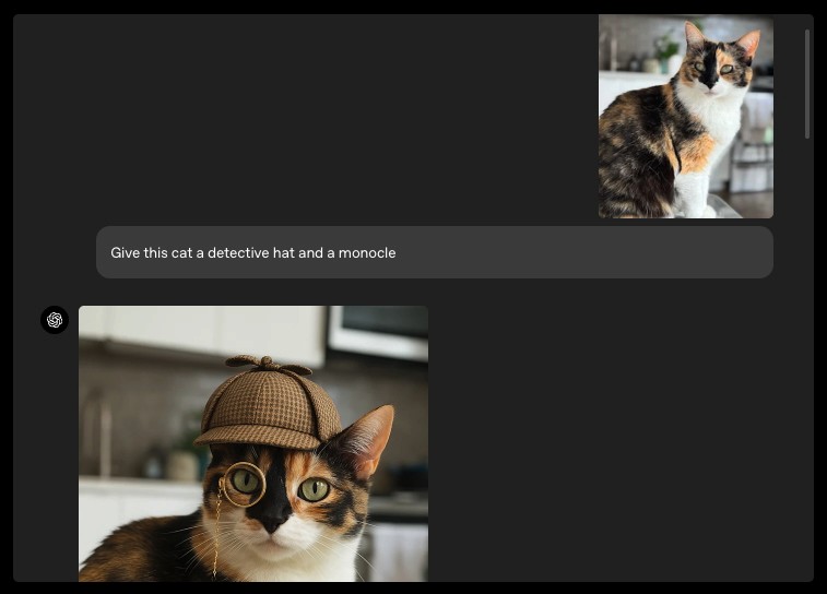 ChatGPT image example