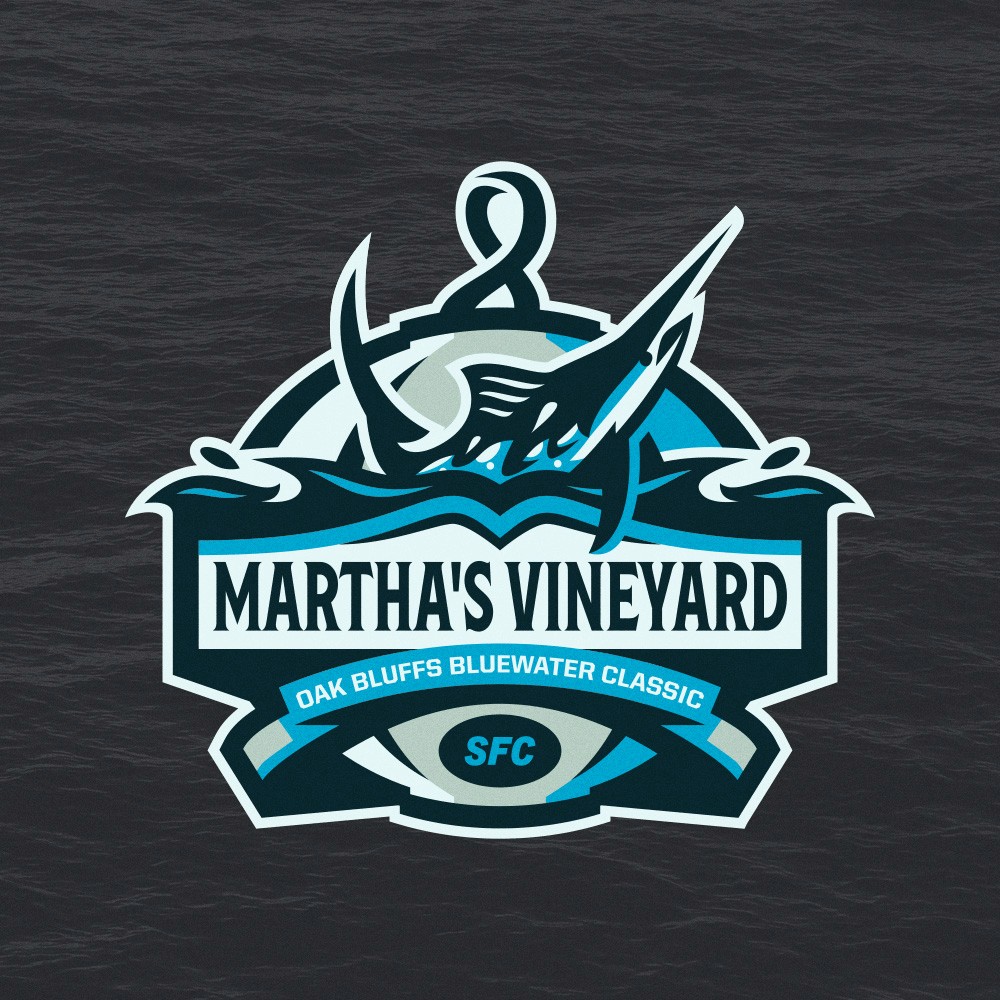 Sports Fishing Championship Martha's Vineyard tournament logo.