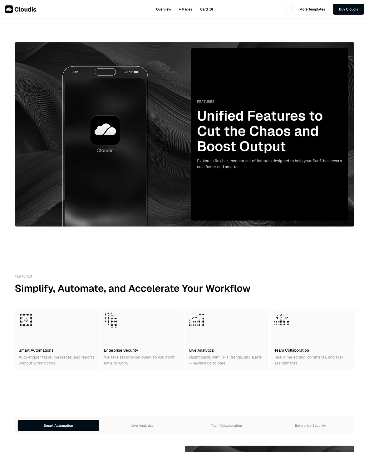 SaaS Framer Template