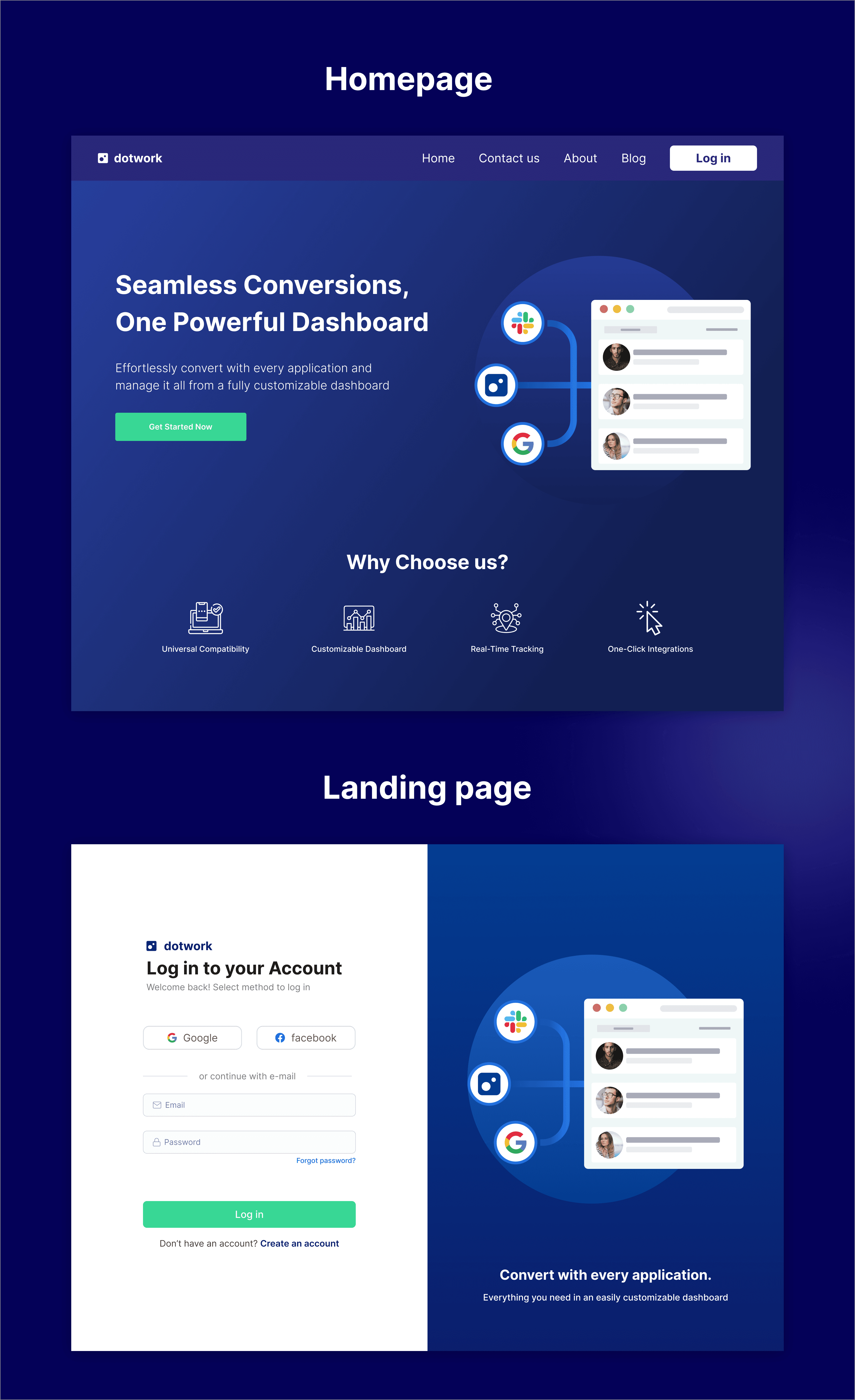 Homepage vs Landing Page difference