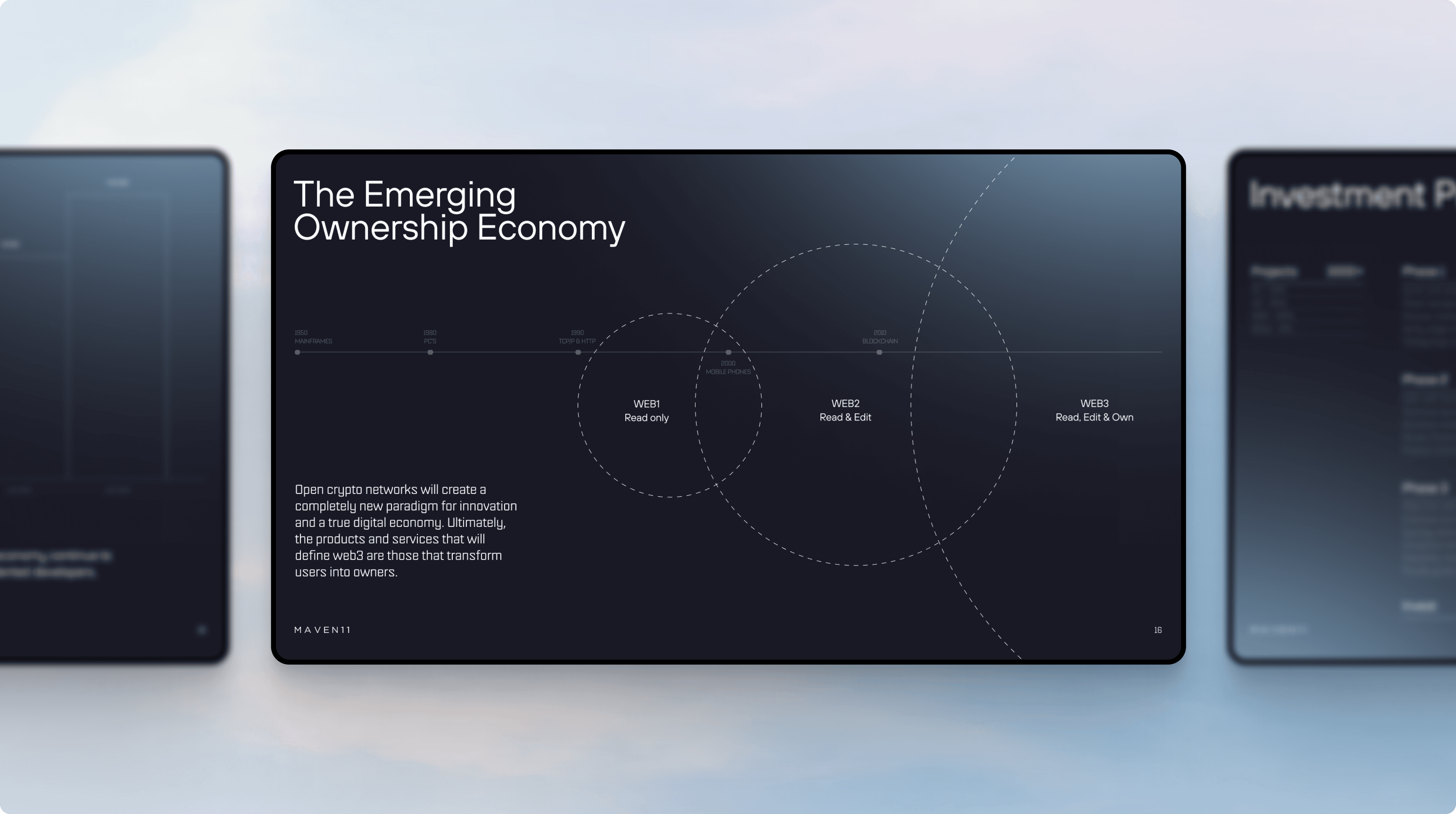 UI detail webiste maven mockup by analogue agancy