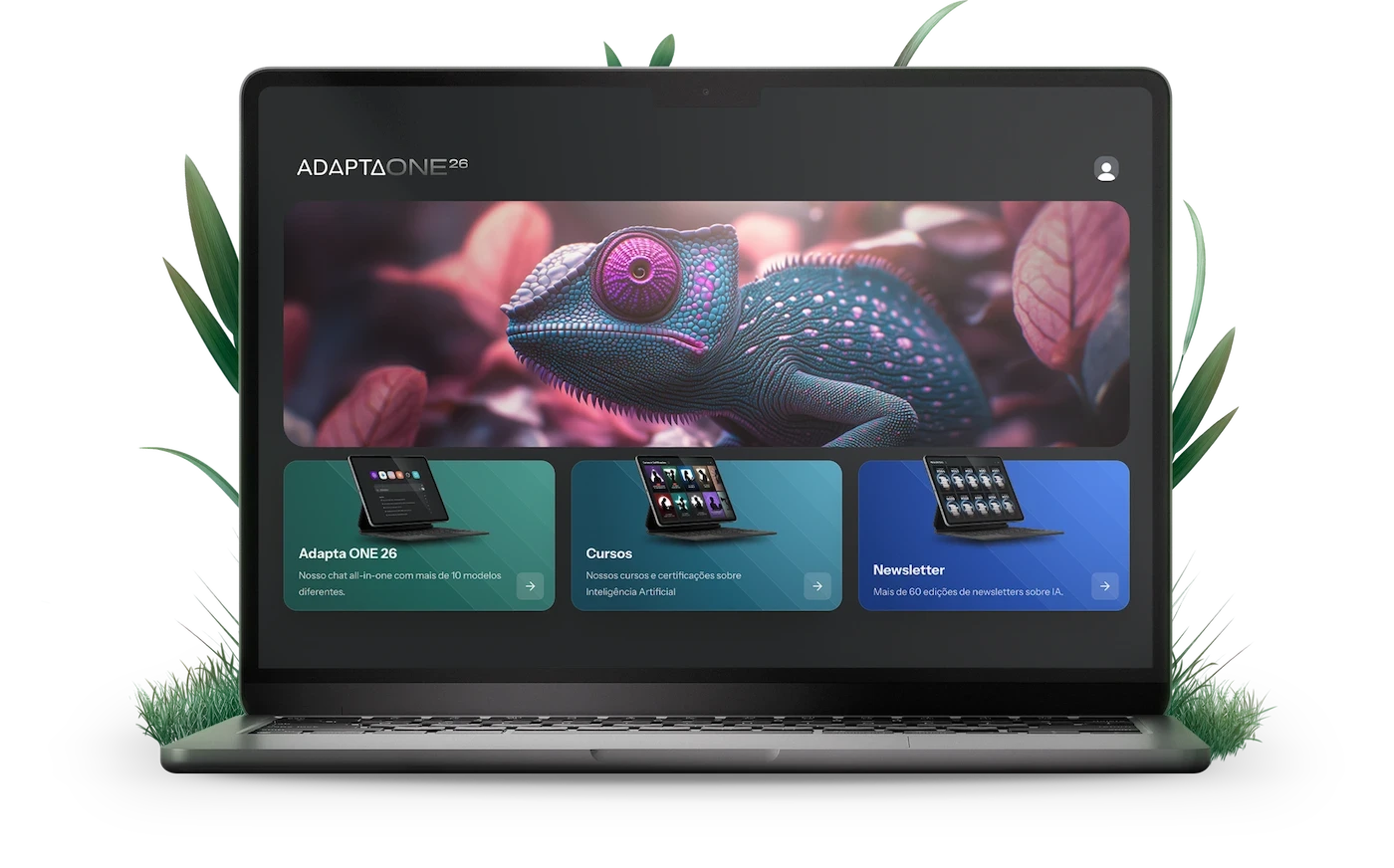 Notebook mostrando Adapta ONE