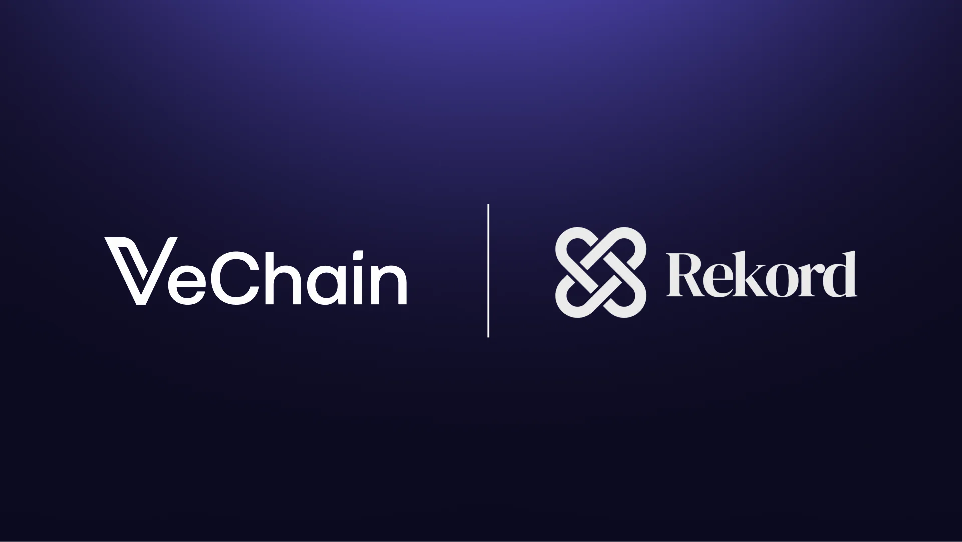 VeChain's logo & Rekord's logo