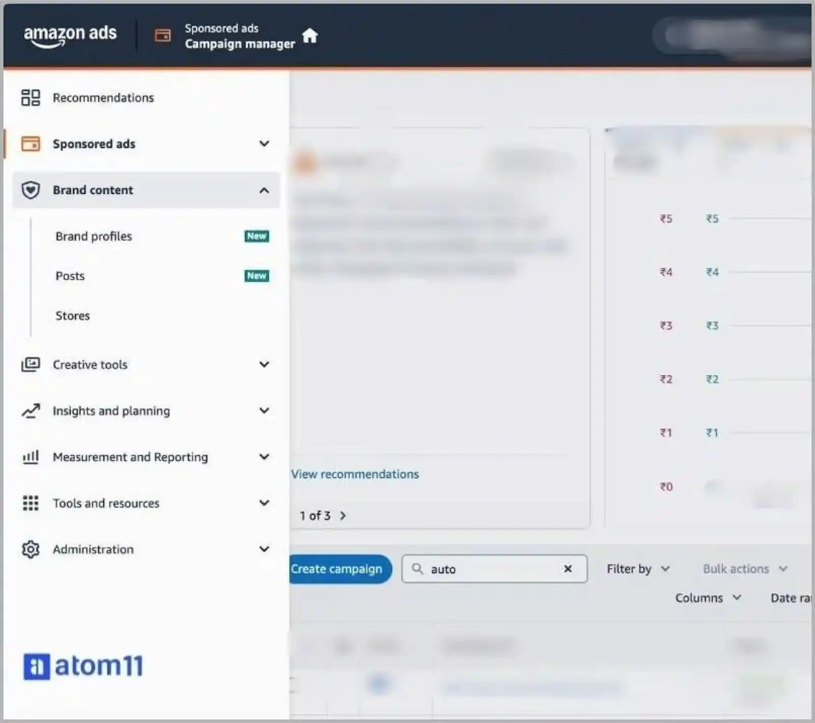 Brand content in campaign manager @@ Brand content in campaign manager