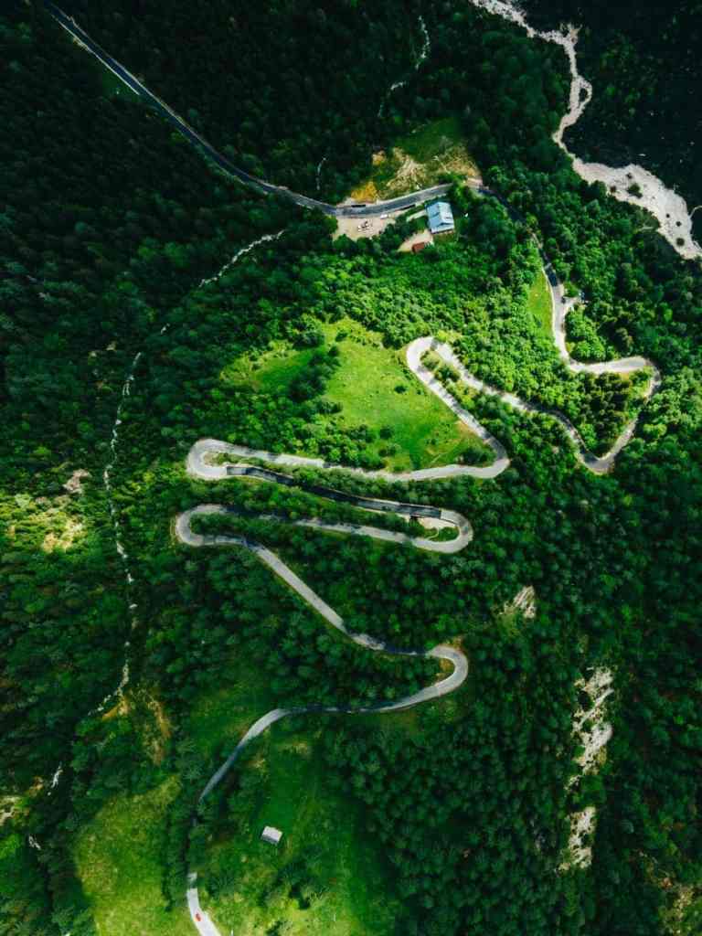 twisting roads through the julian alps, slovenia