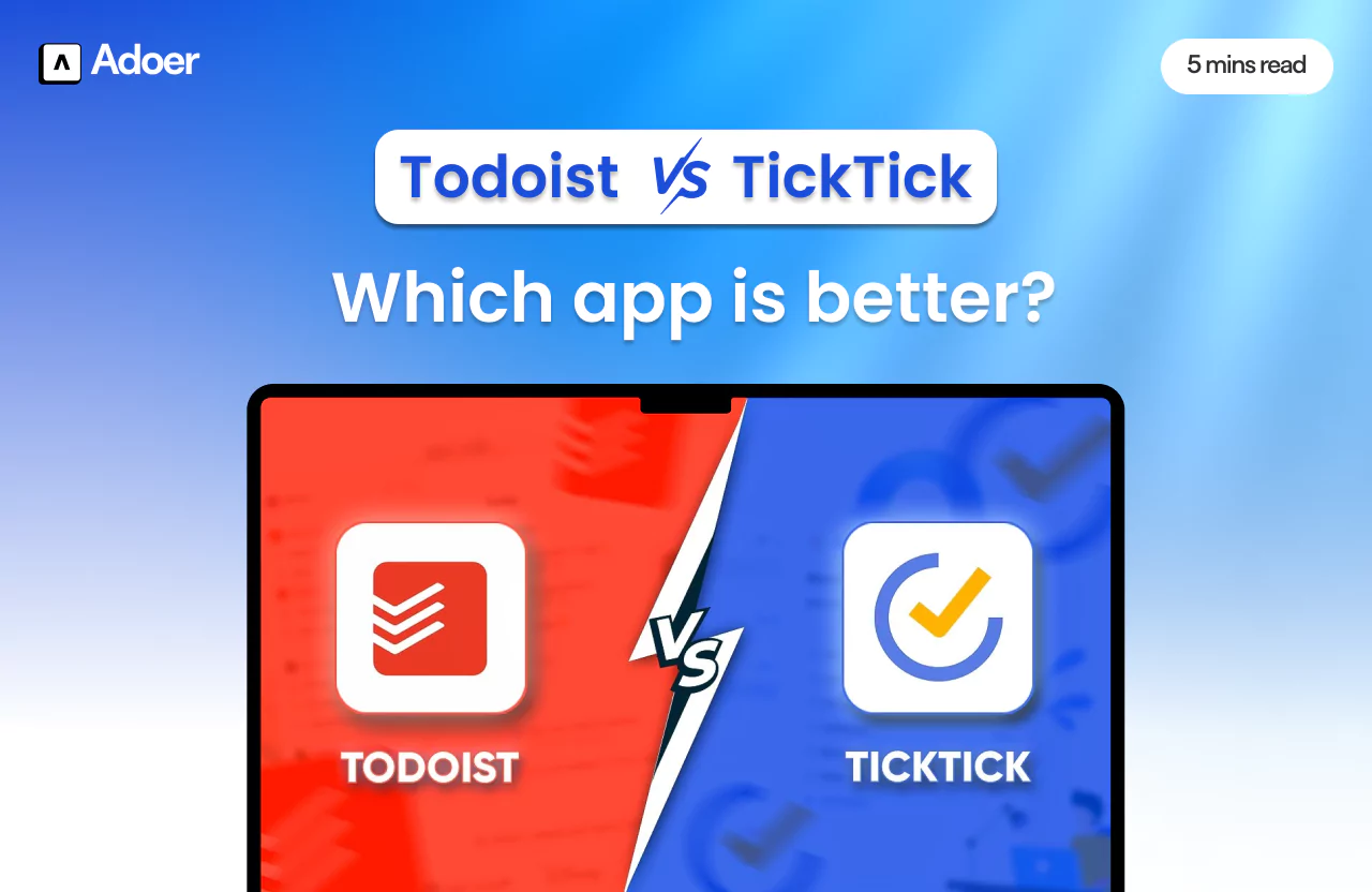 TickTick vs Todoist