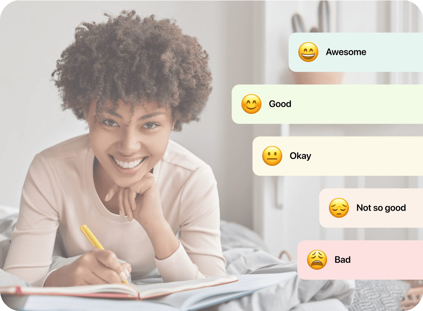 Daily mood tracking