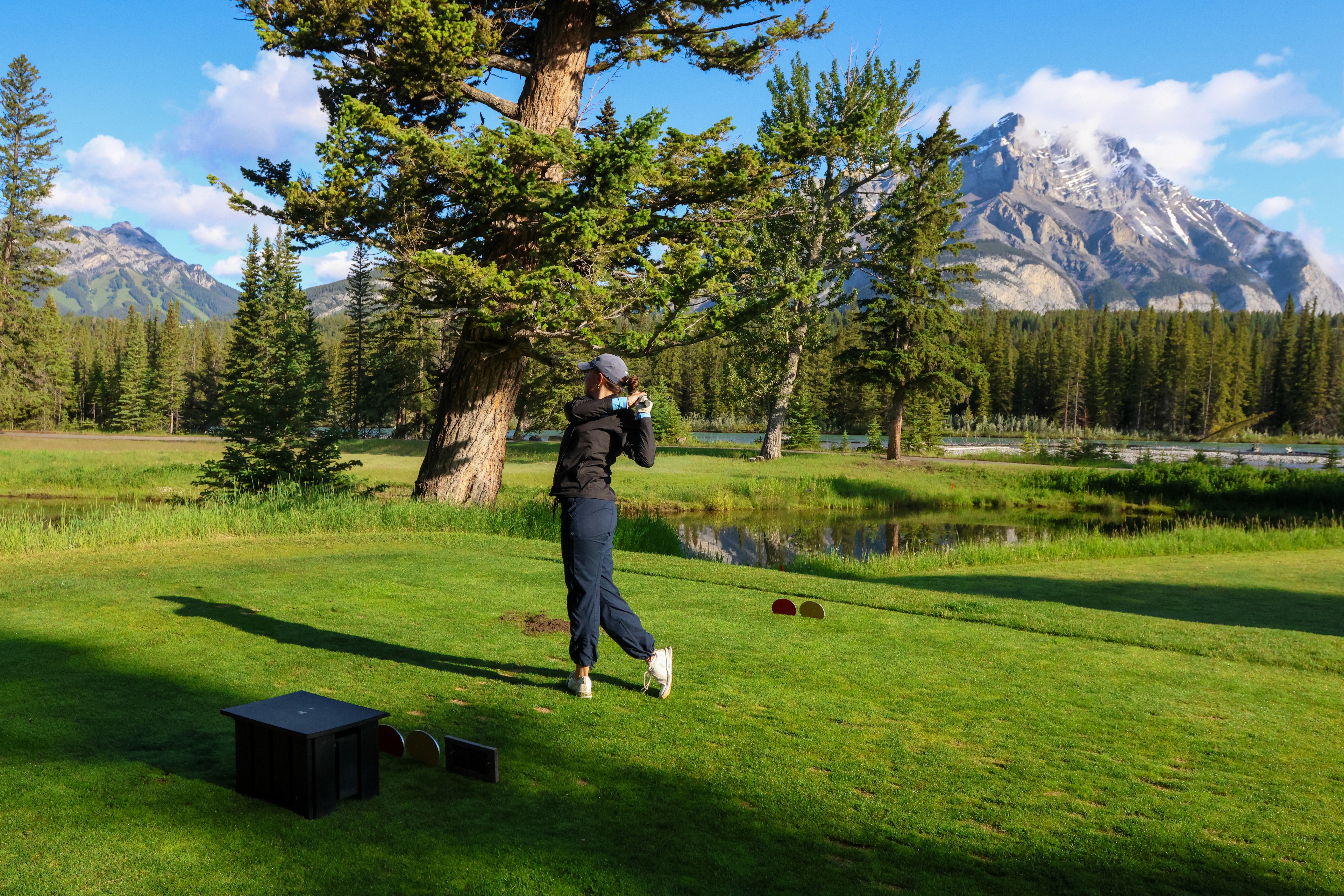 Two men greeting with hand