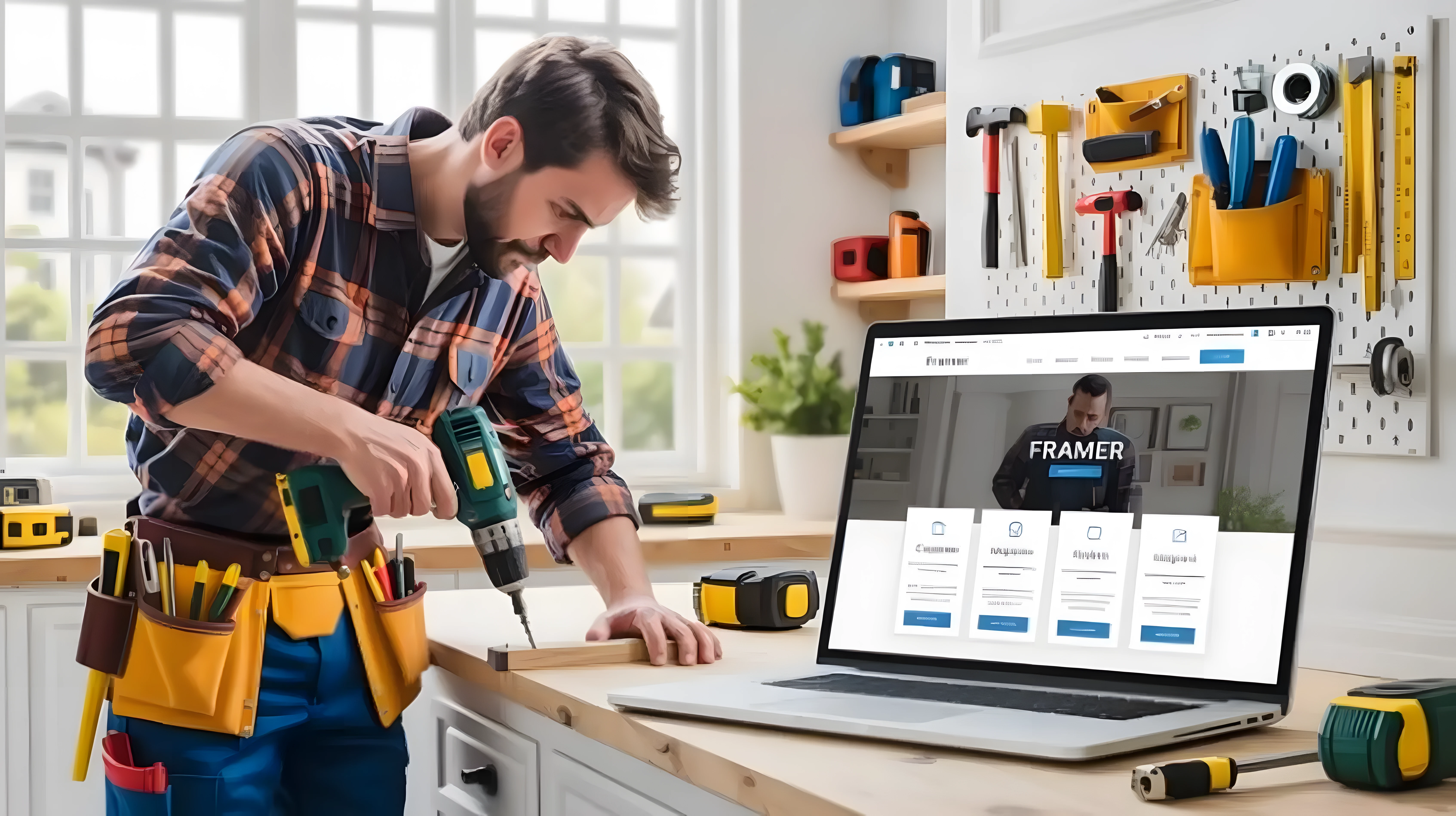 Framer Handyman Website Templates