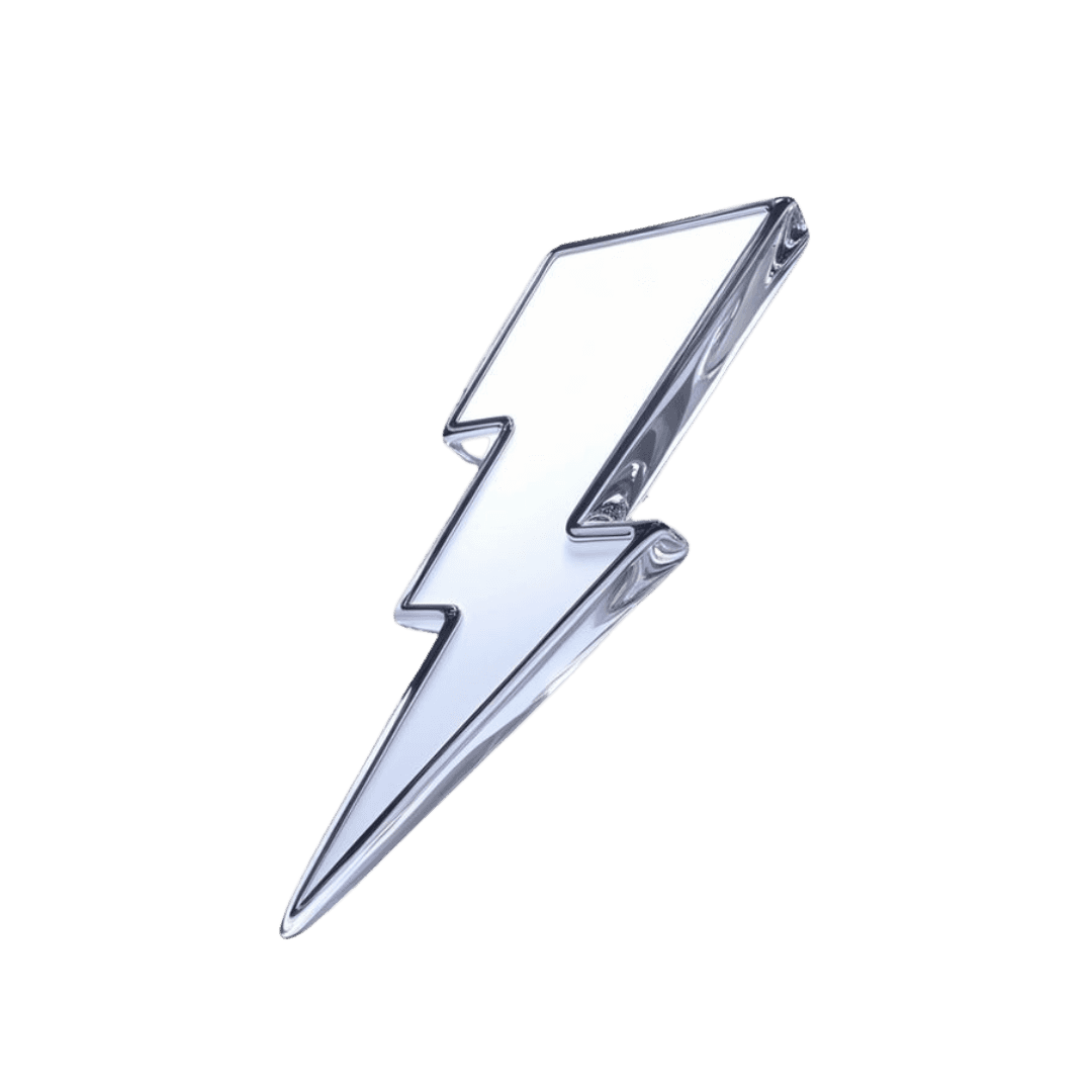 A shiny silver trophy on a black base, symbolizing achievement and victory.