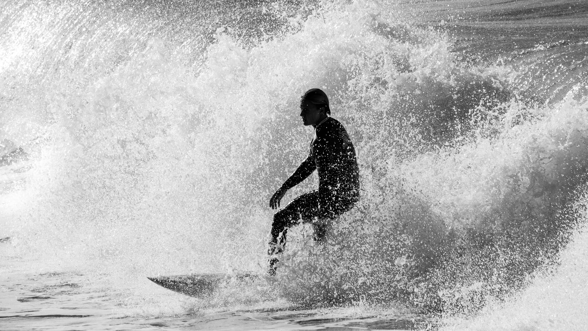 surfer on a wave 