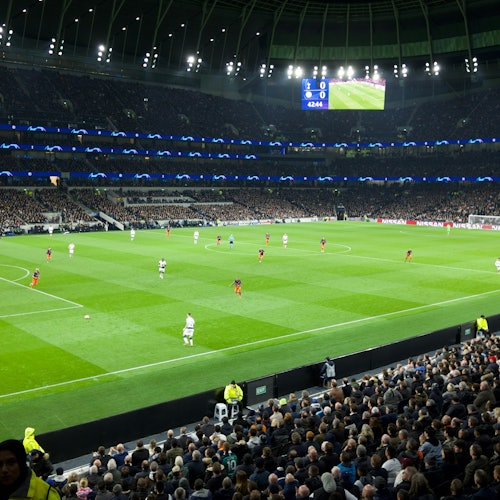 A Tottenham Hotspur FC football match in London