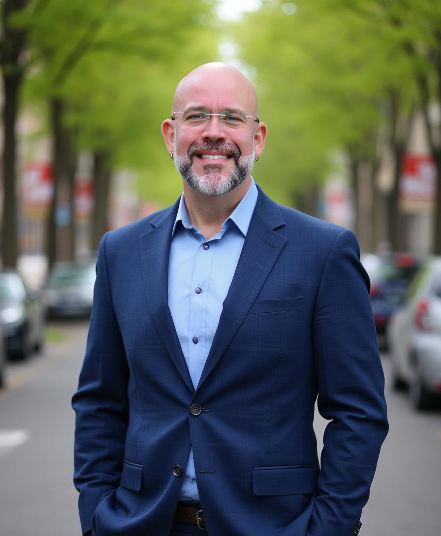 Casual picture of Mark Hennick, Realtor in a natural setting at Salmon Park in Slidell