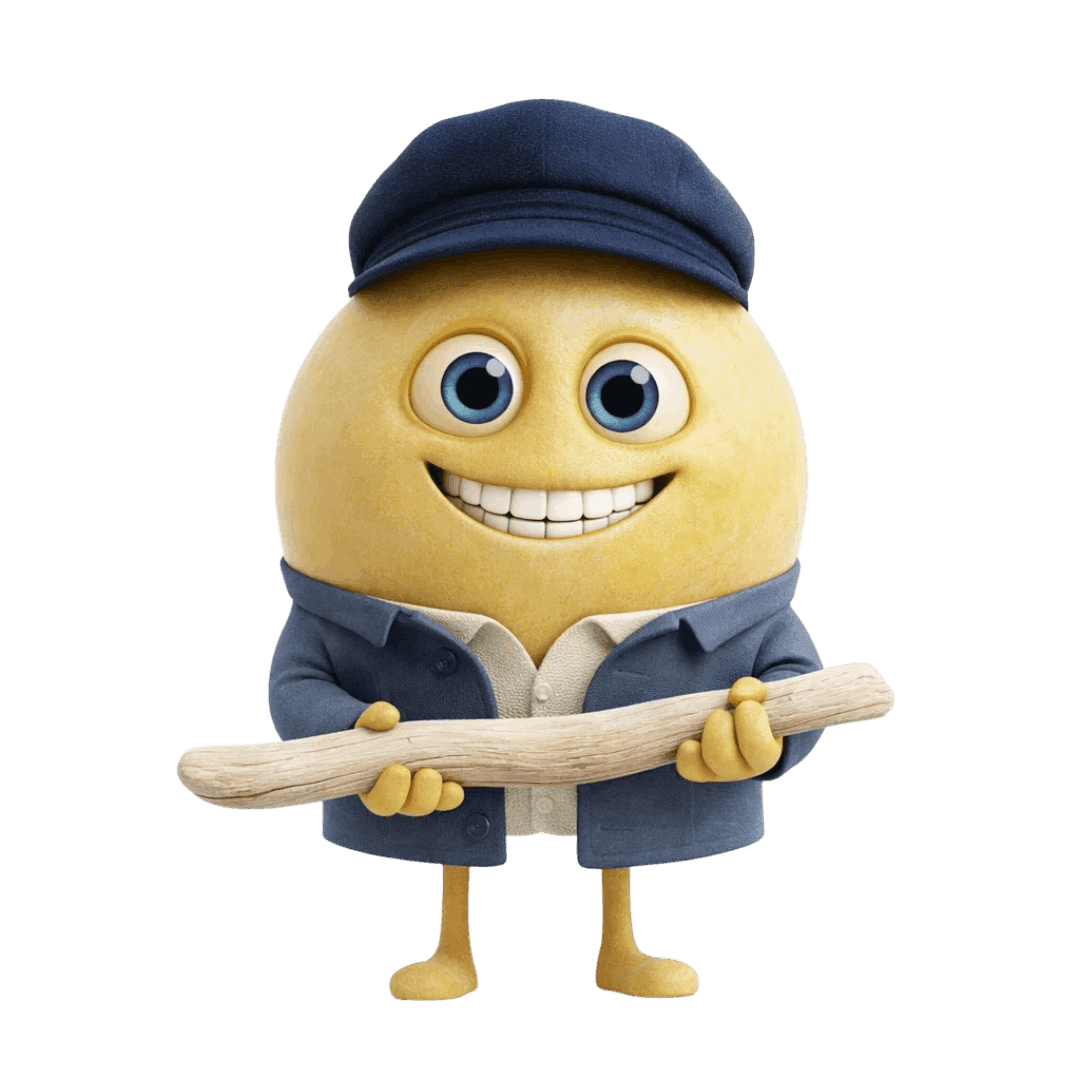 Melon de Bourgogne grape berry illustration for wine education.