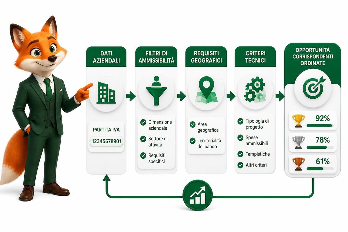 AI matching system finanza agevolata