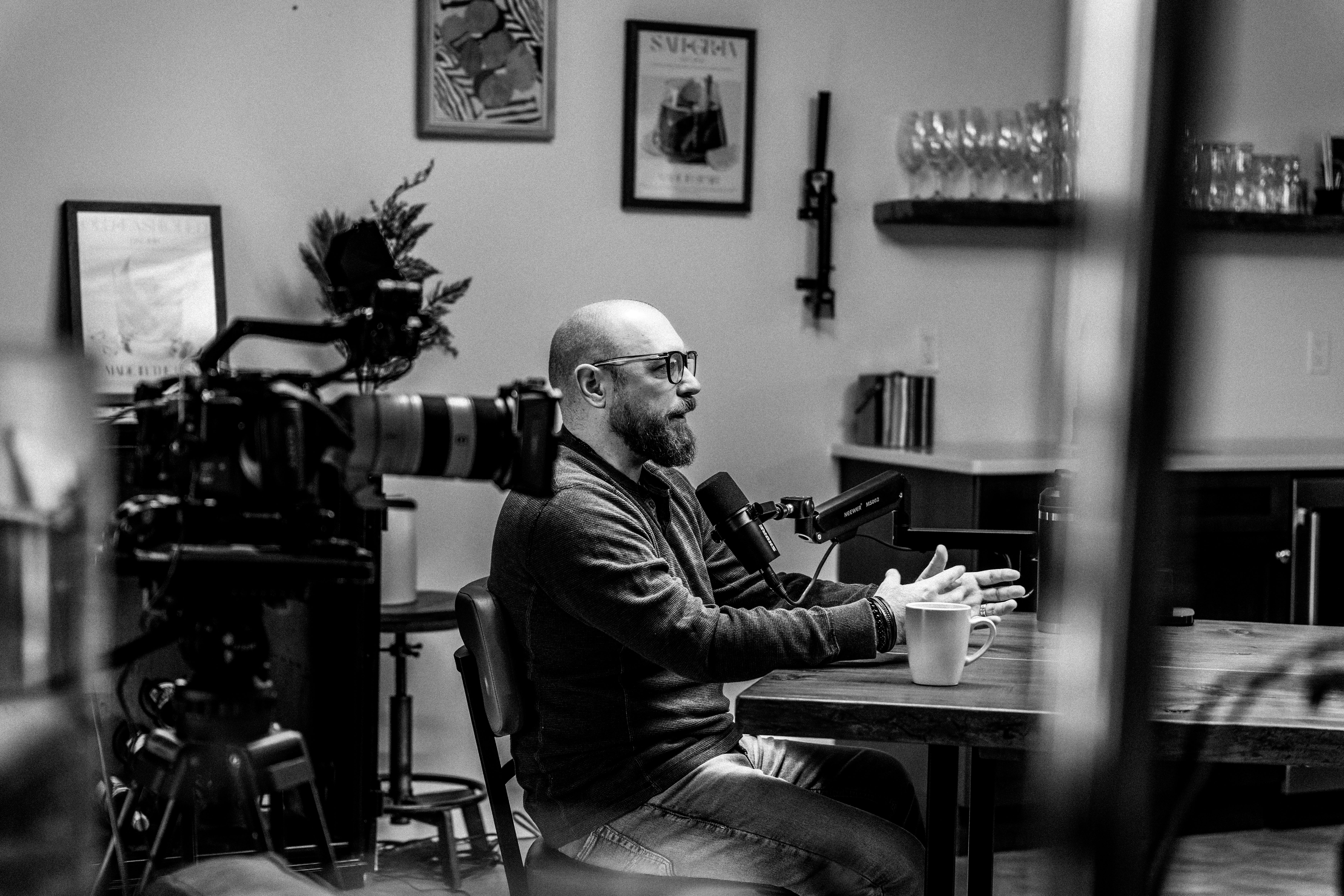 Image of the company's staff members in conference room
