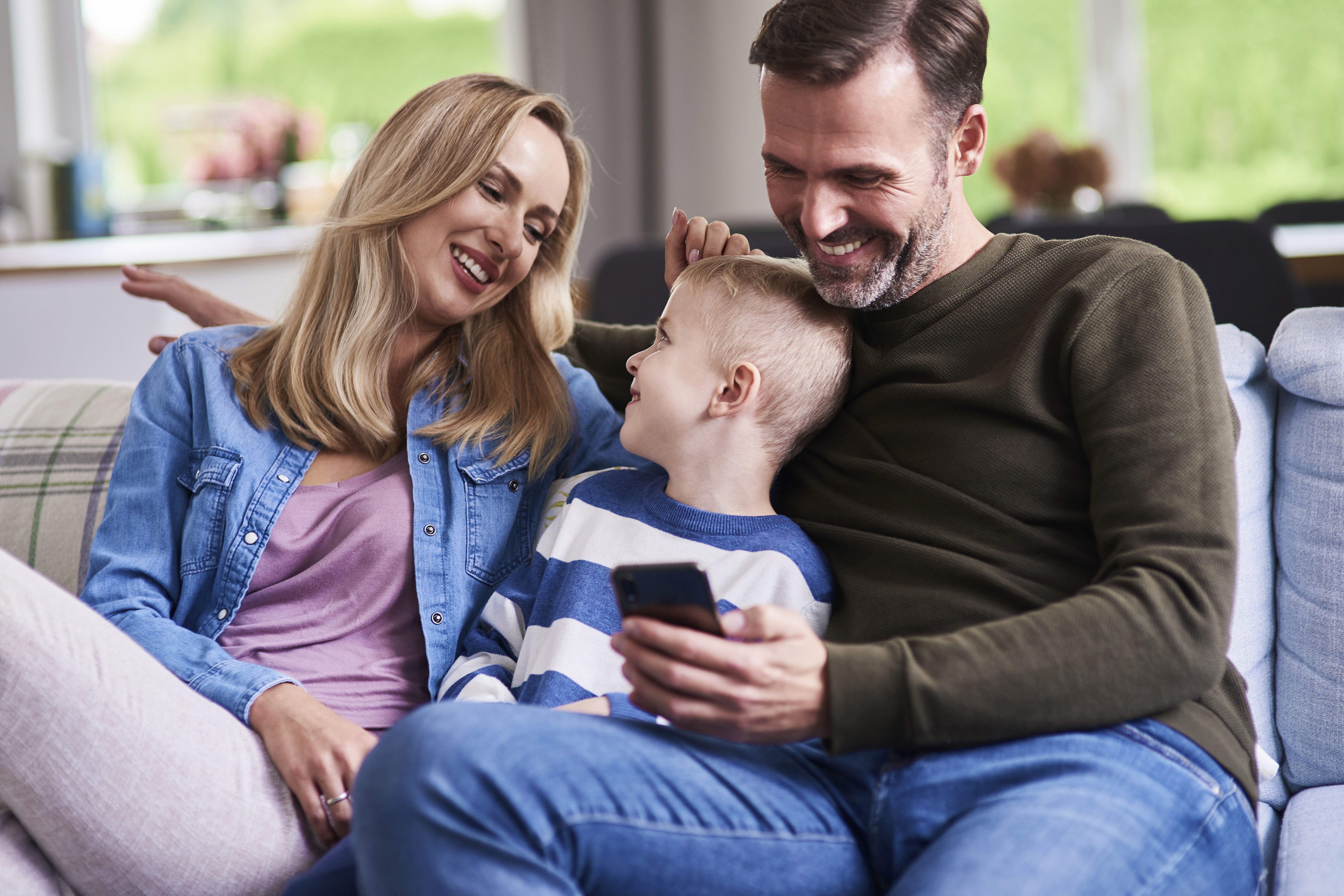glückliche Familie