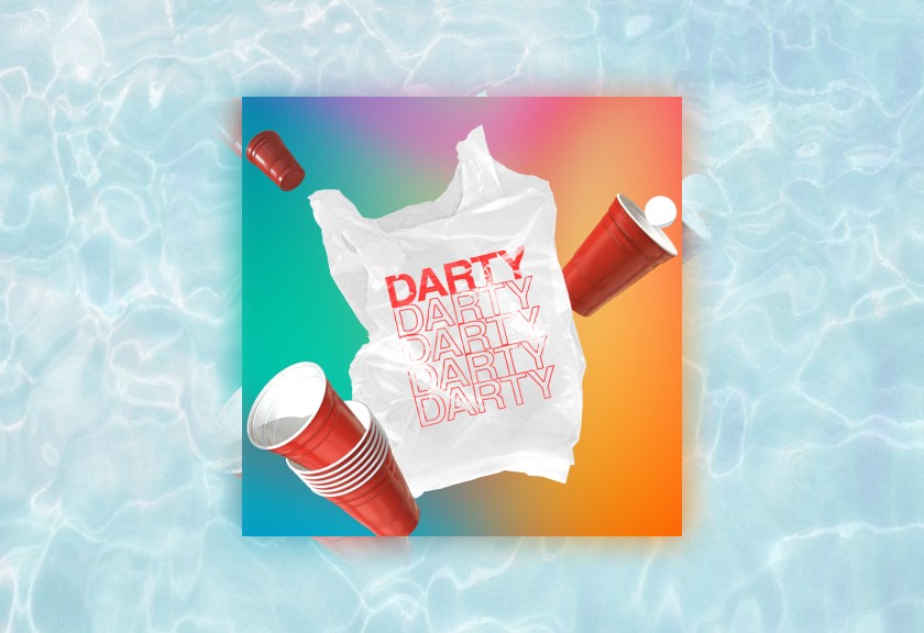 A soft, traditional baby shower template with delicate floral toile background and centered gray text.