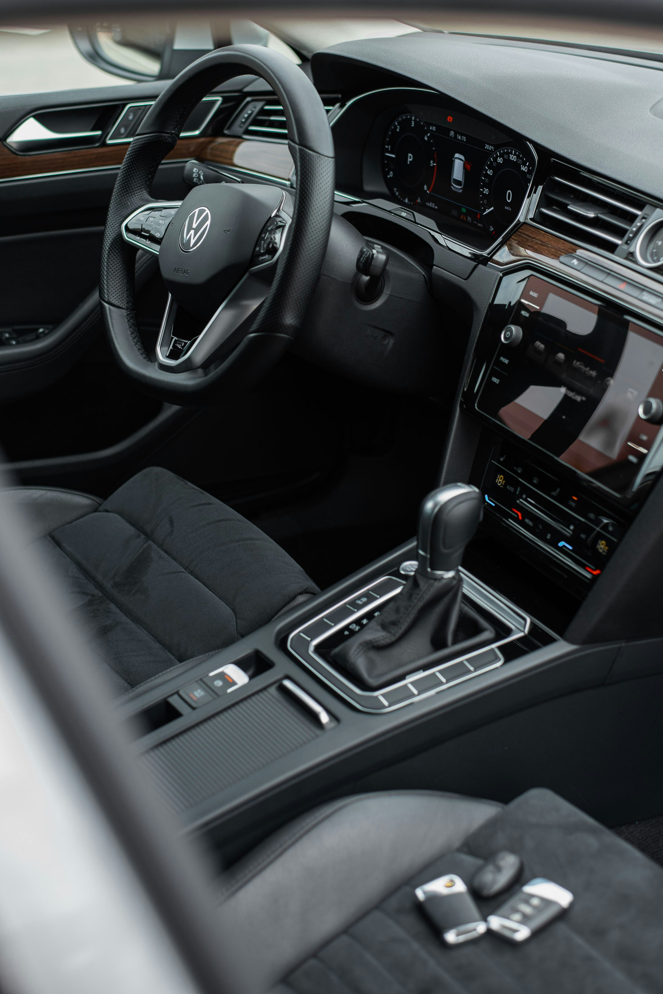 Clean car interior