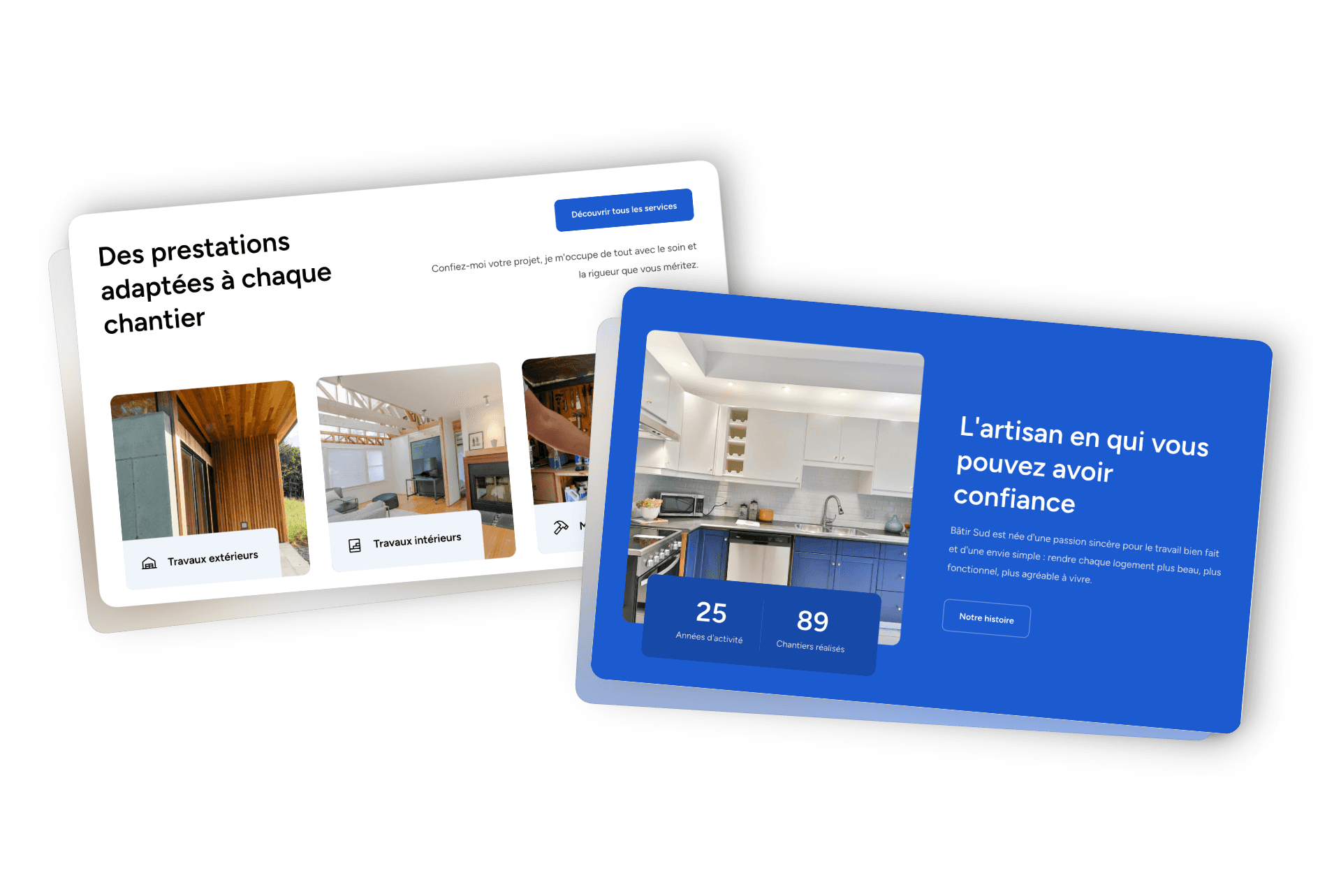 Site web entreprise rénovation BTP Montpellier