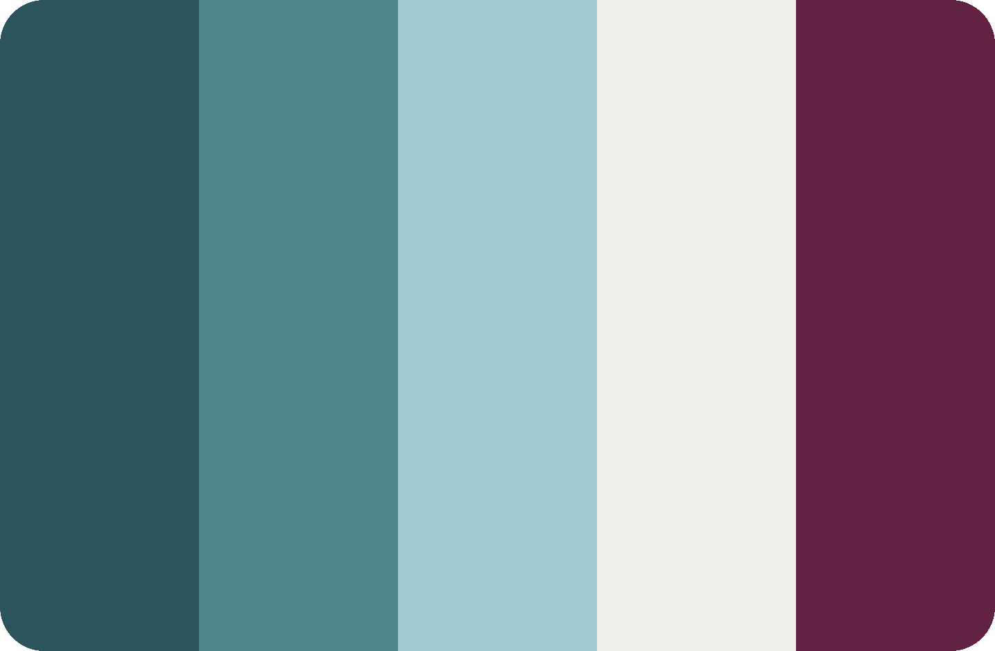 A blue colour palette