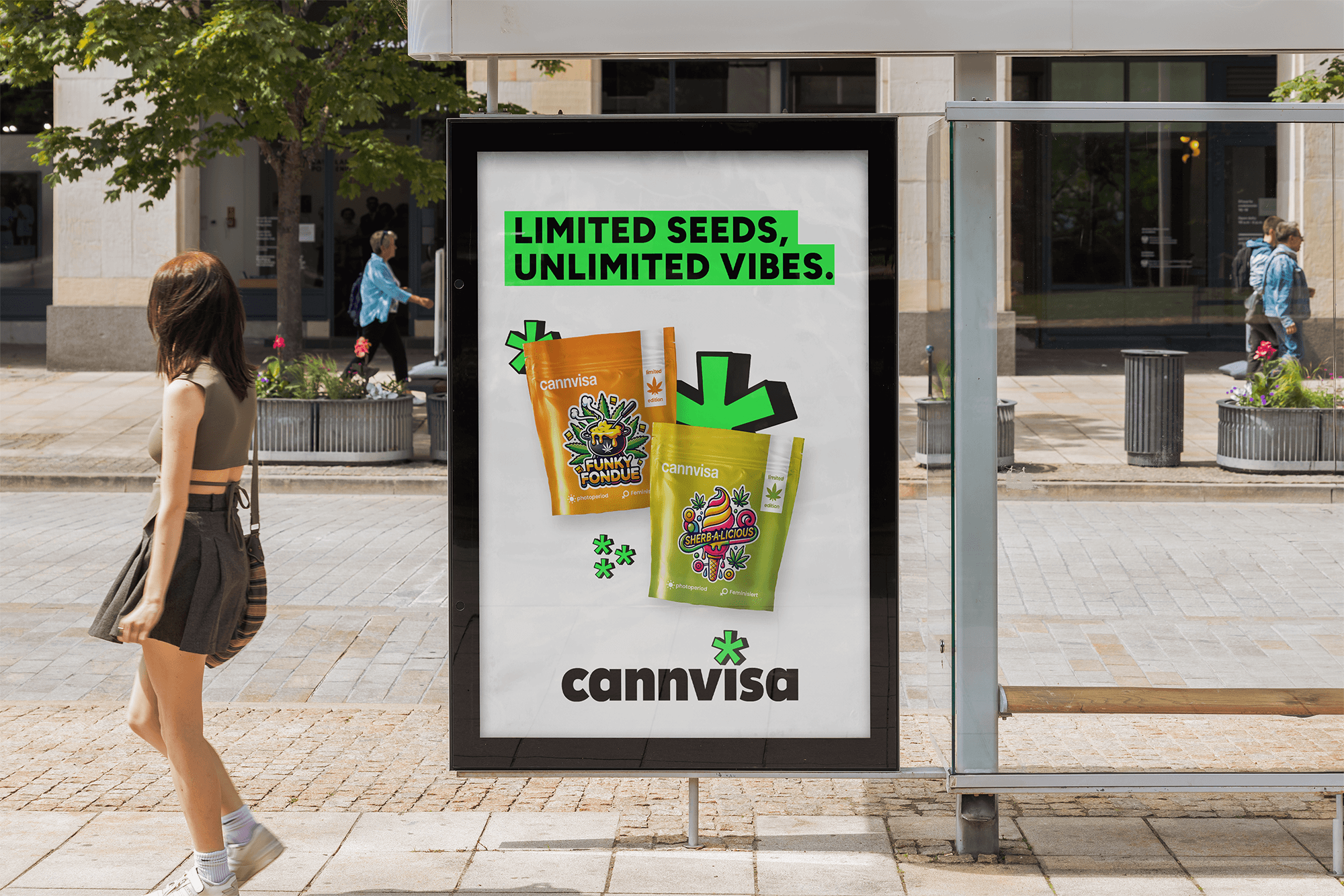 bus stop ad