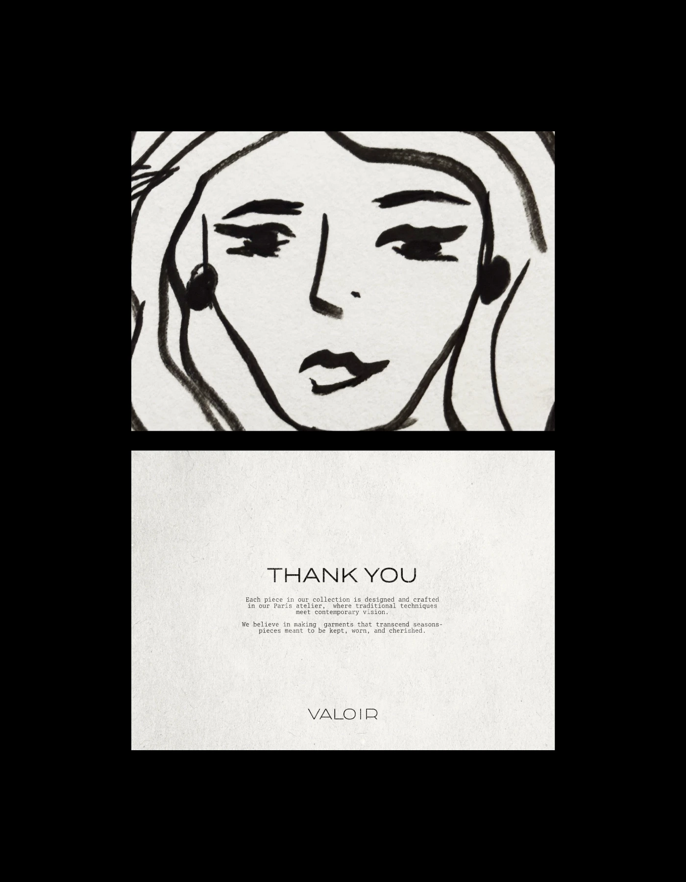 Branded Thank You Card for Customer Experience