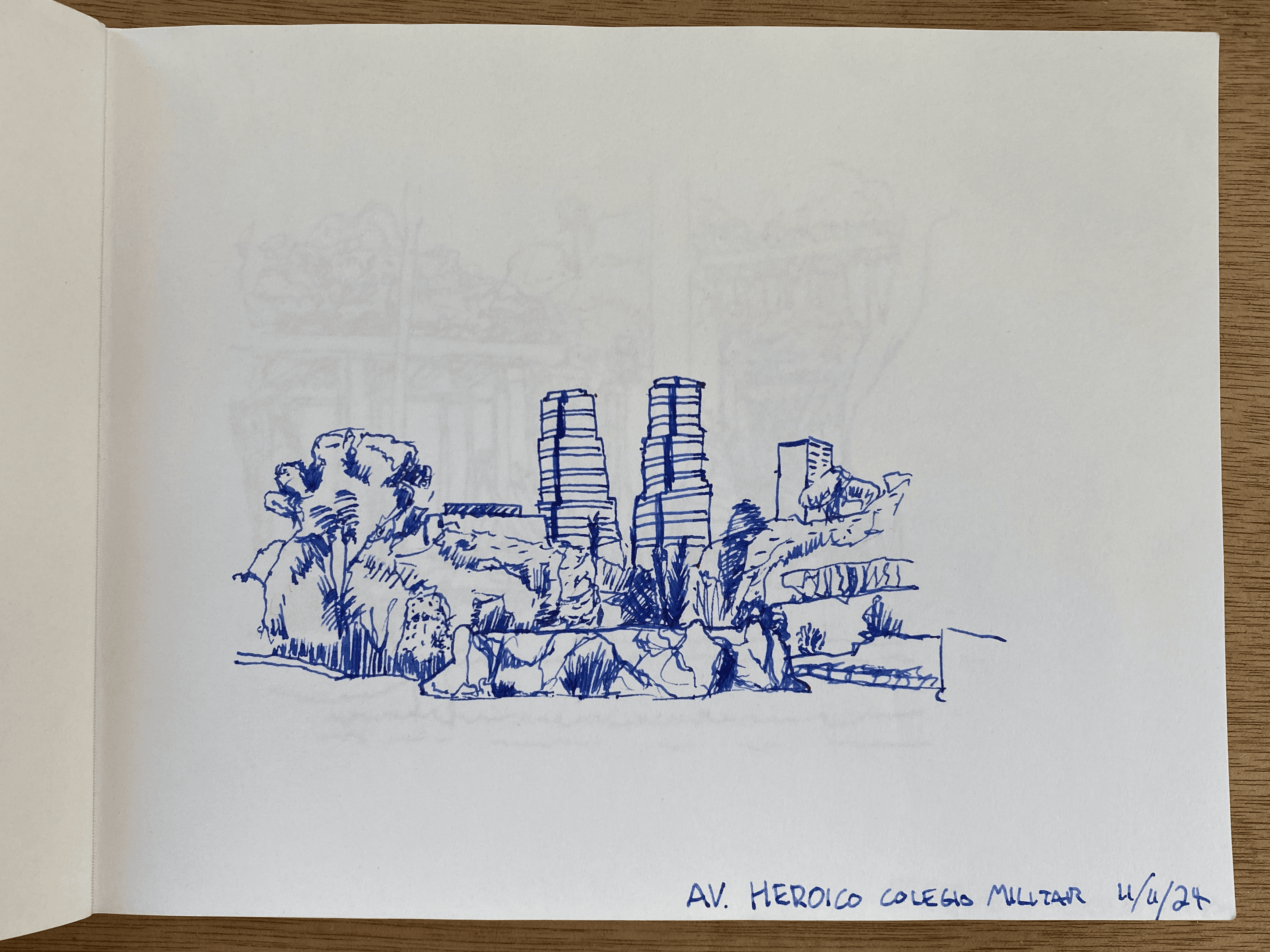 Theo Berry: Urban Sketch in Mexico City