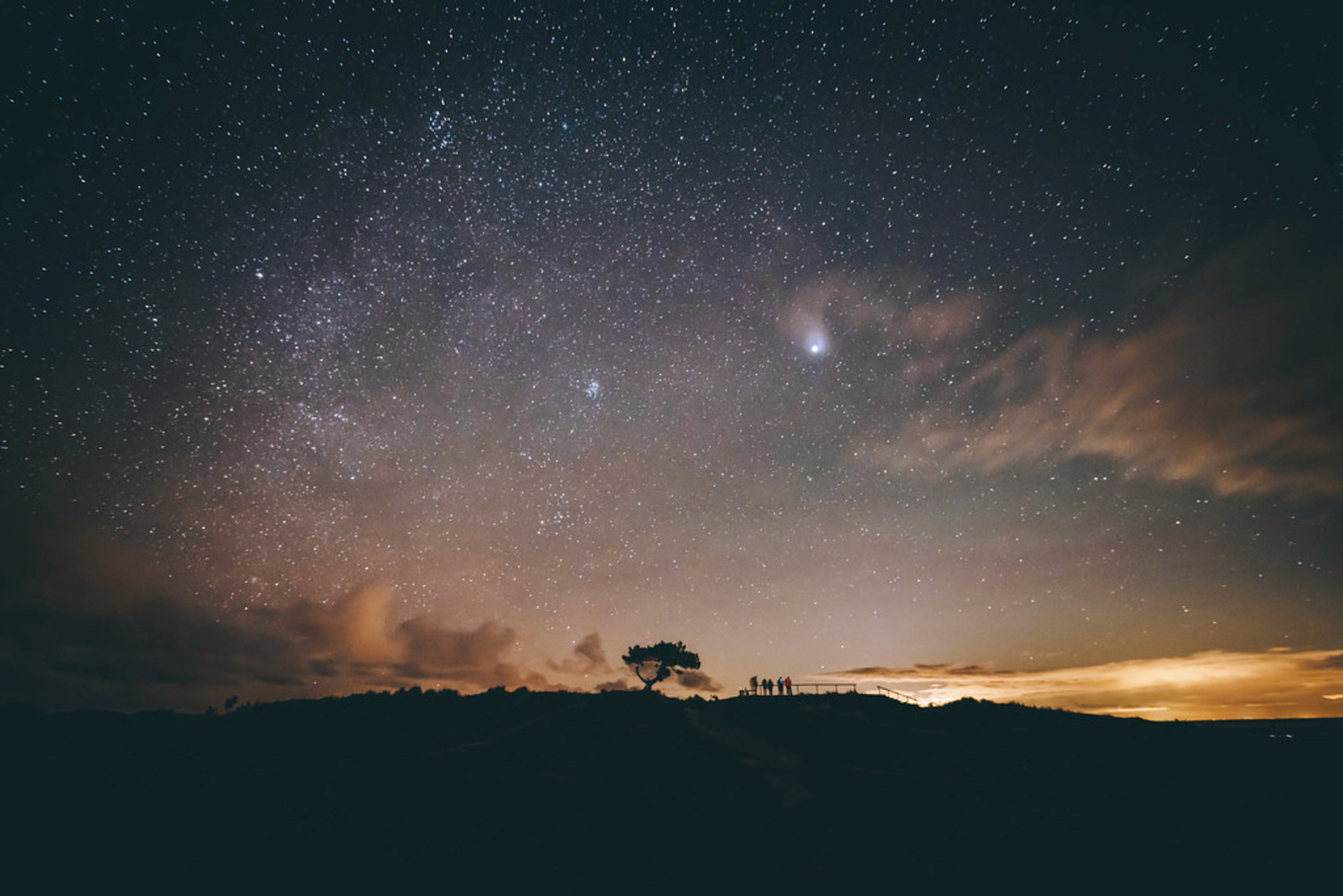 Night view of Dark Sky Park, Terschelling