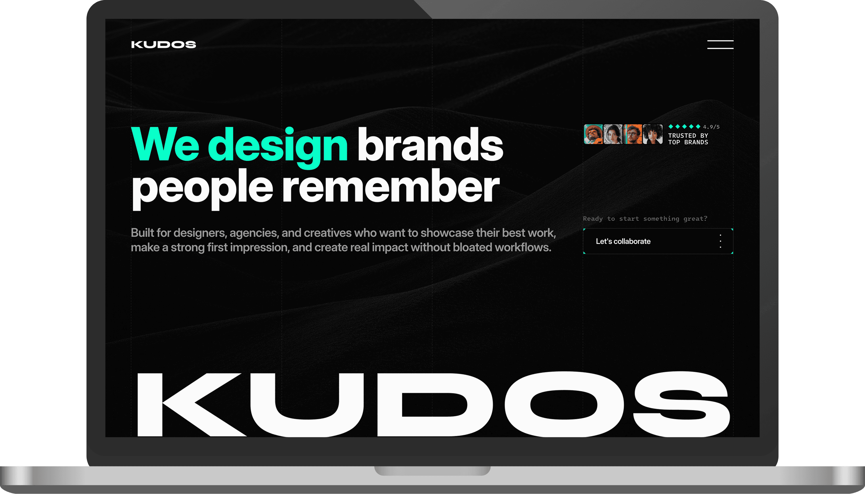 Kudos screen