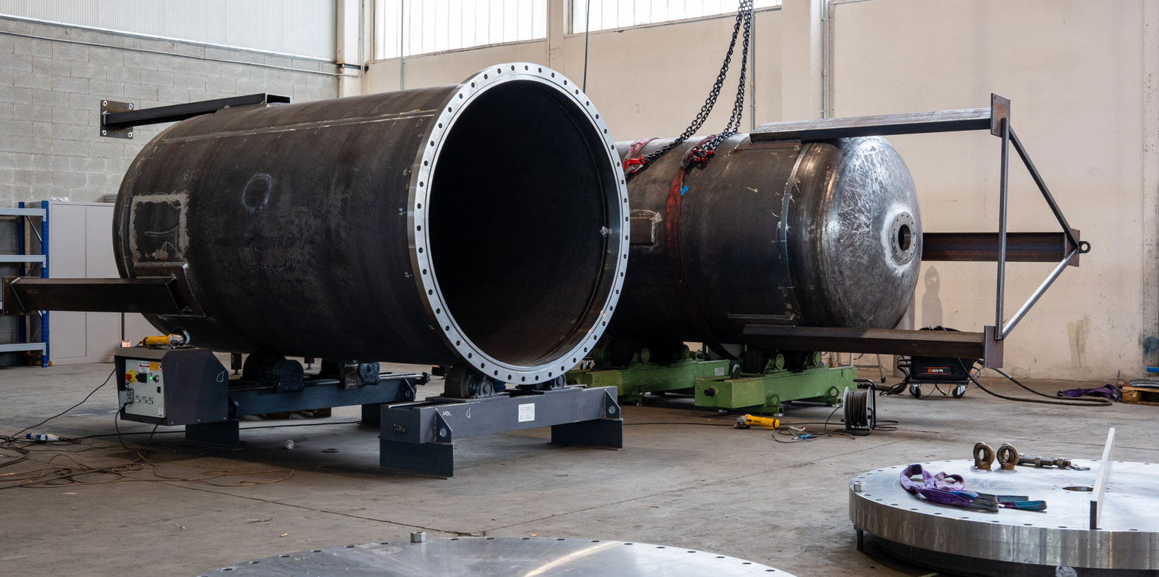 Csavarkompresszor 3D illusztráció