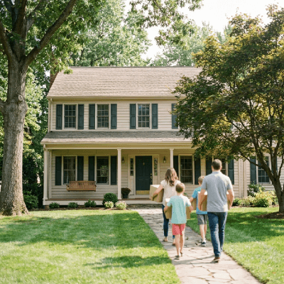 Family moving into new home in Severna Park