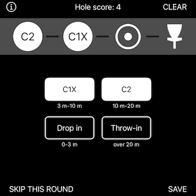 Upsi Putting Statistics input modal