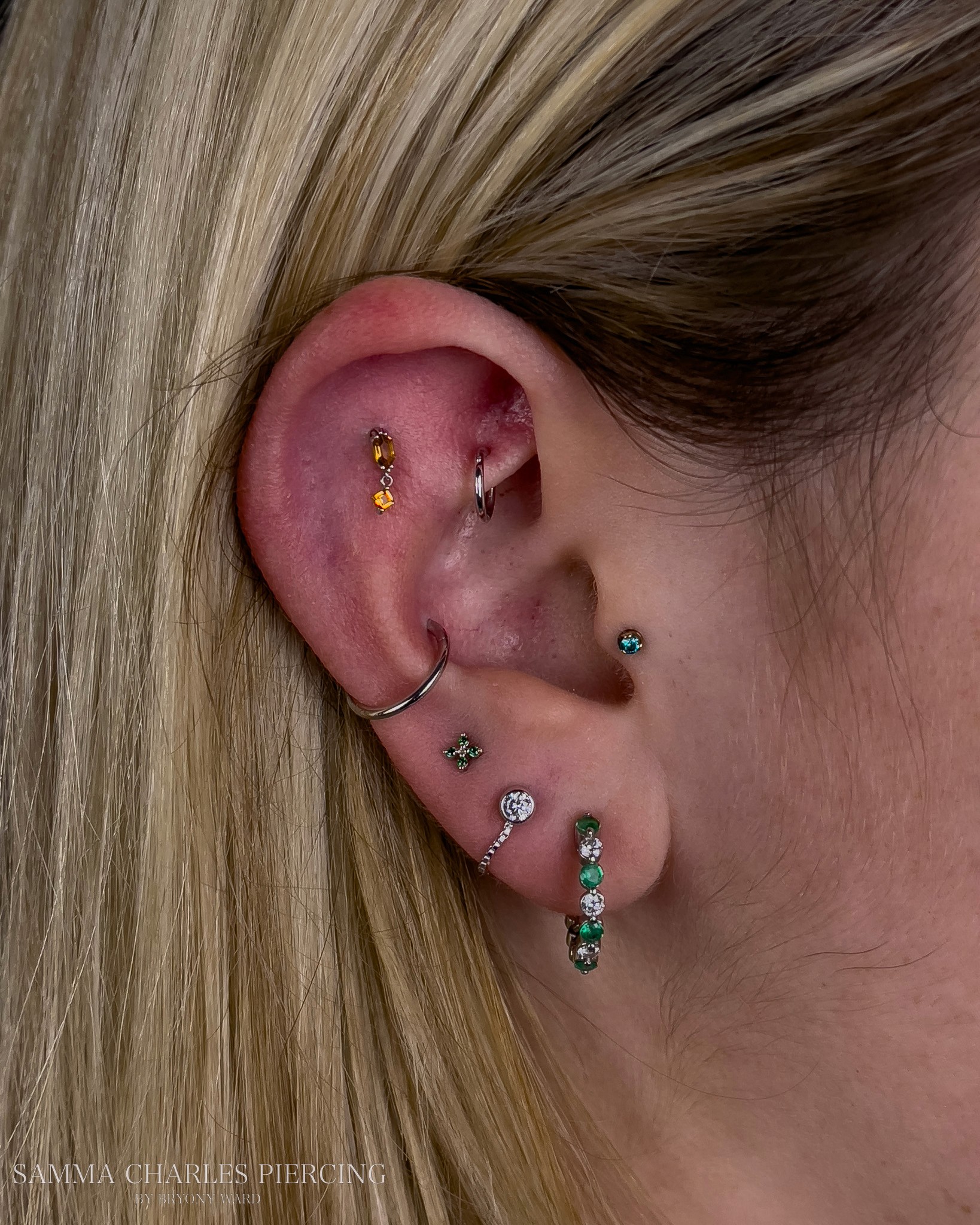 boston piercer, ear piercing, newton piercing, ear curation, piercings