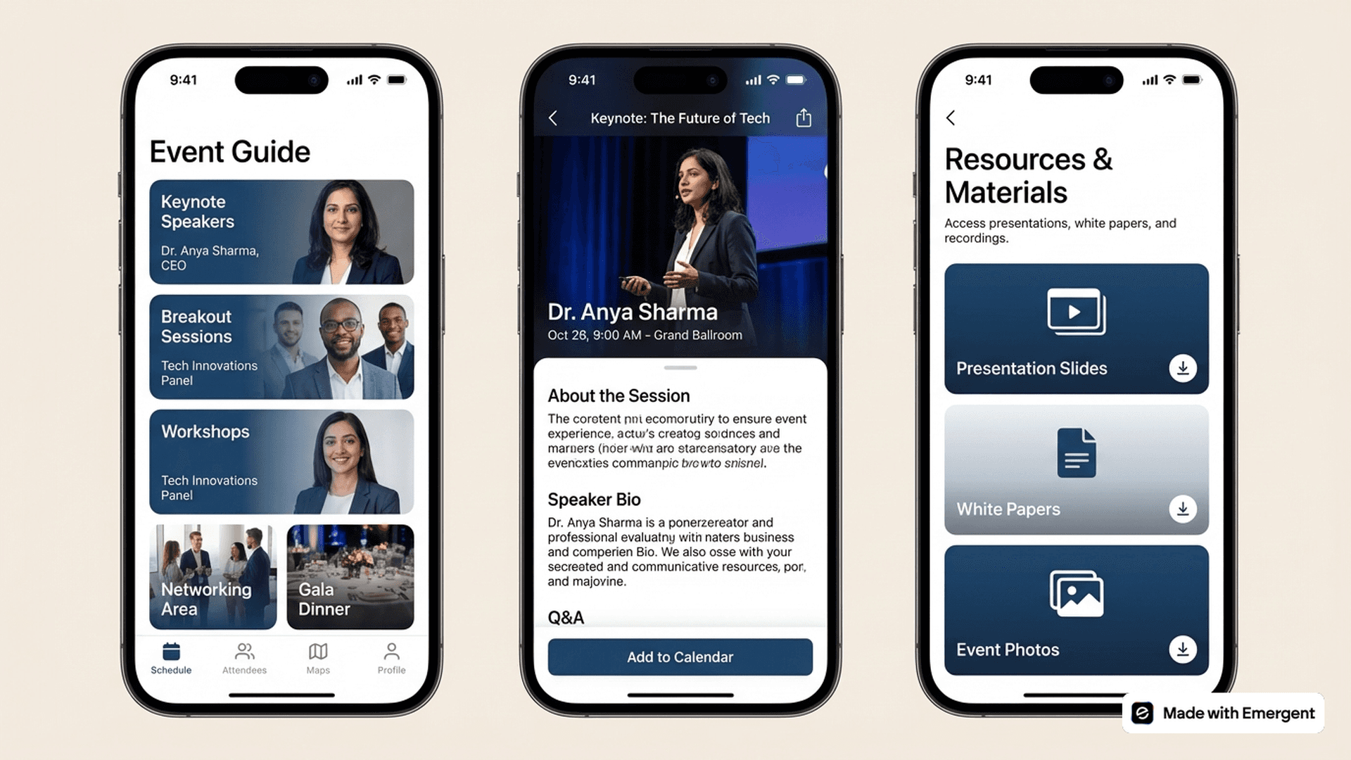 Corporate App Made with Emergent