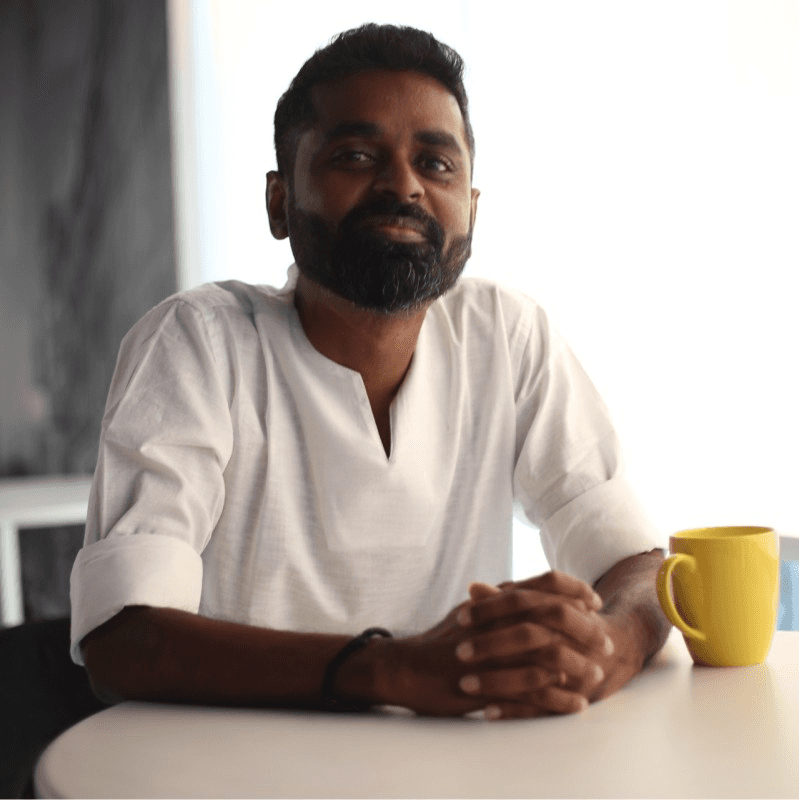 Close-up portrait of a person