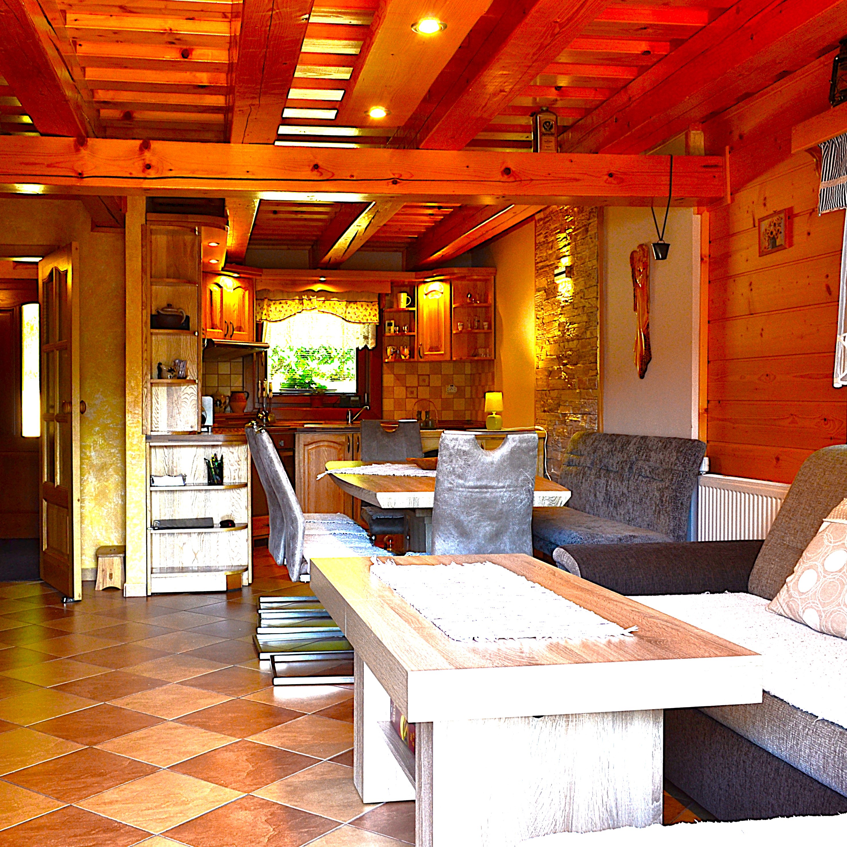 Chata Matias spoločenská miestnosť