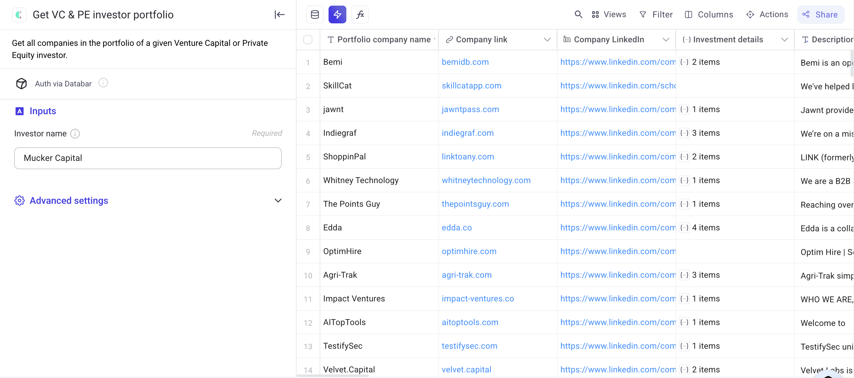 Find Freshly Funded Companies