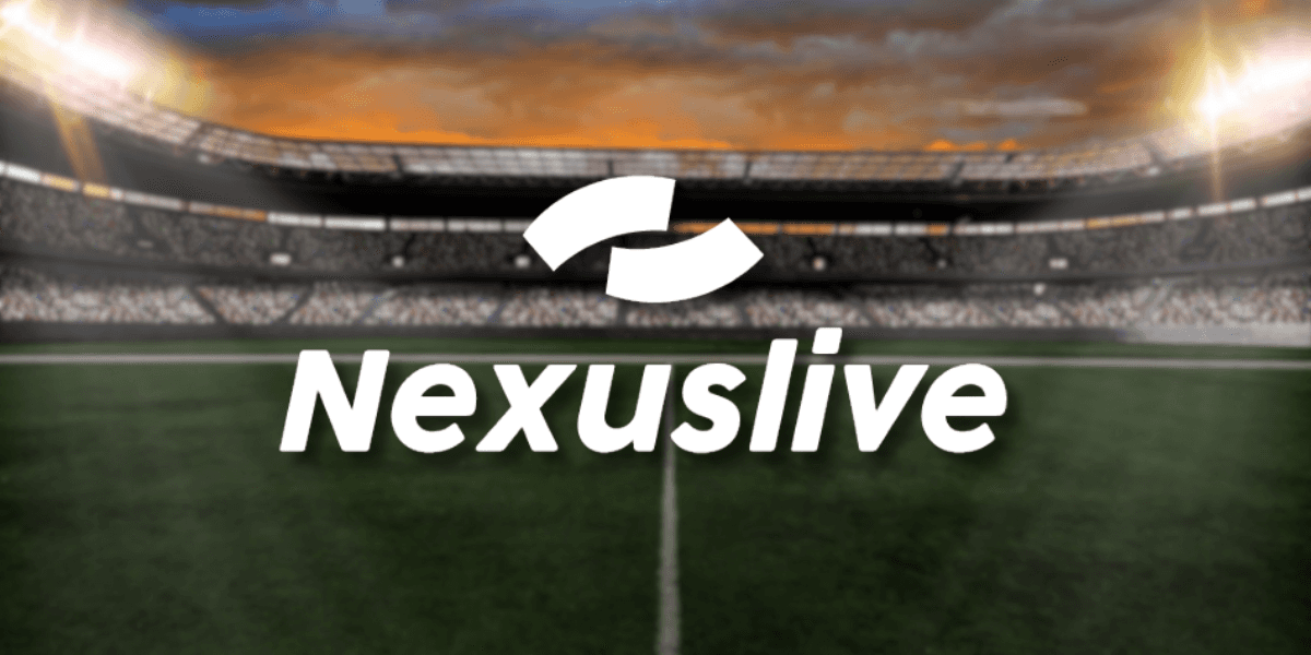 NexusLive branding featuring "Live Football Streaming," emphasizing innovative sports data and user engagement enhancements.