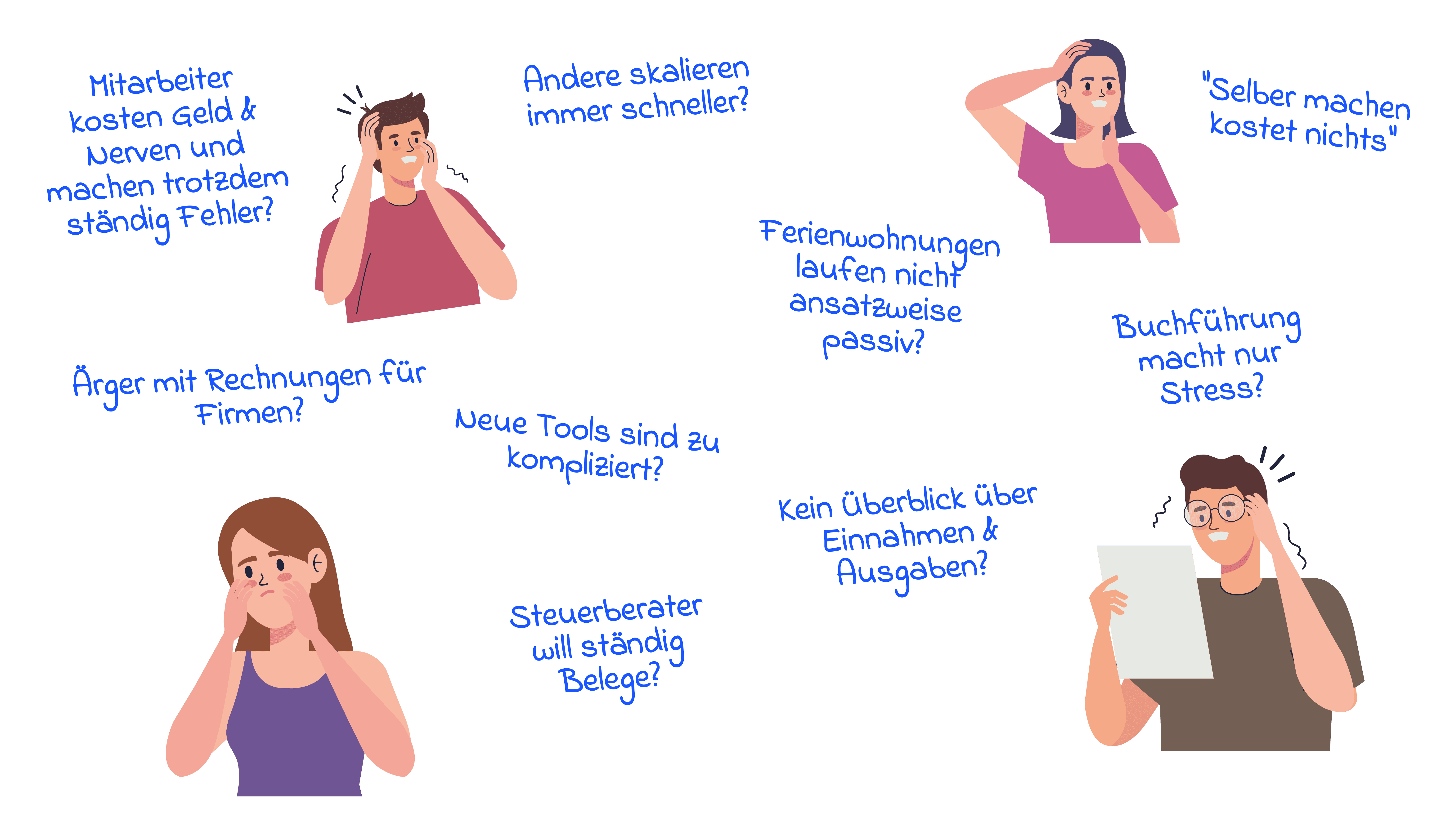 Verschiedene Fragestellungen werden erläutert