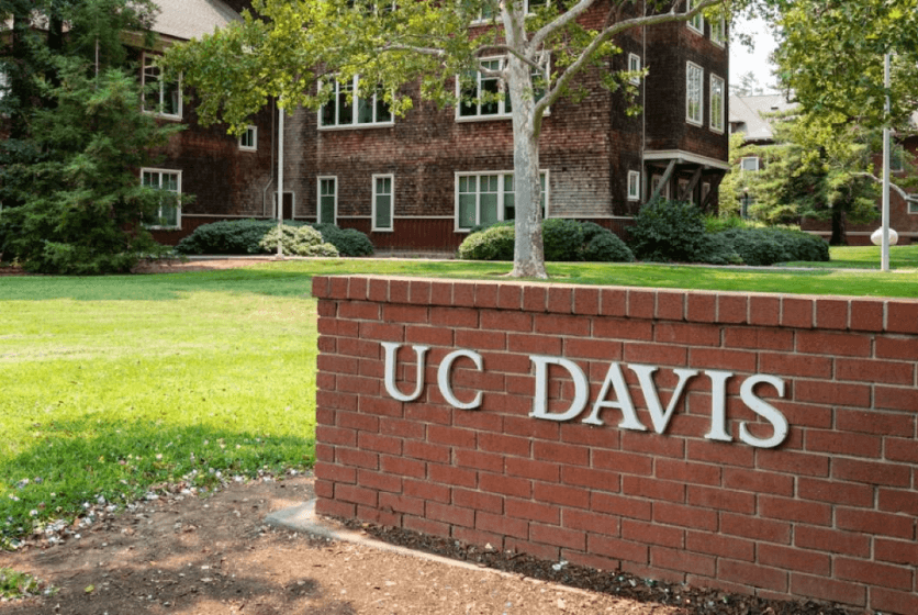 UC Davis sign