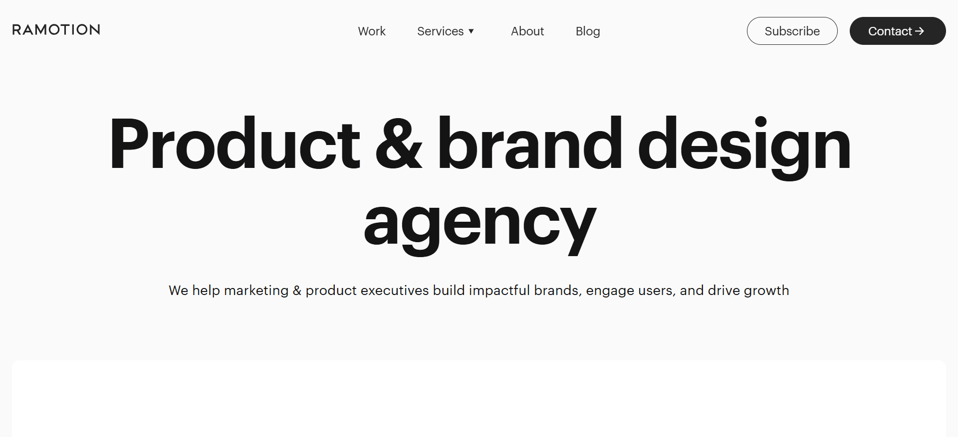 Ramotion is a globally recognized product design and branding agency known for delivering premium digital experiences, brand identities, and polished user interfaces for technology companies.