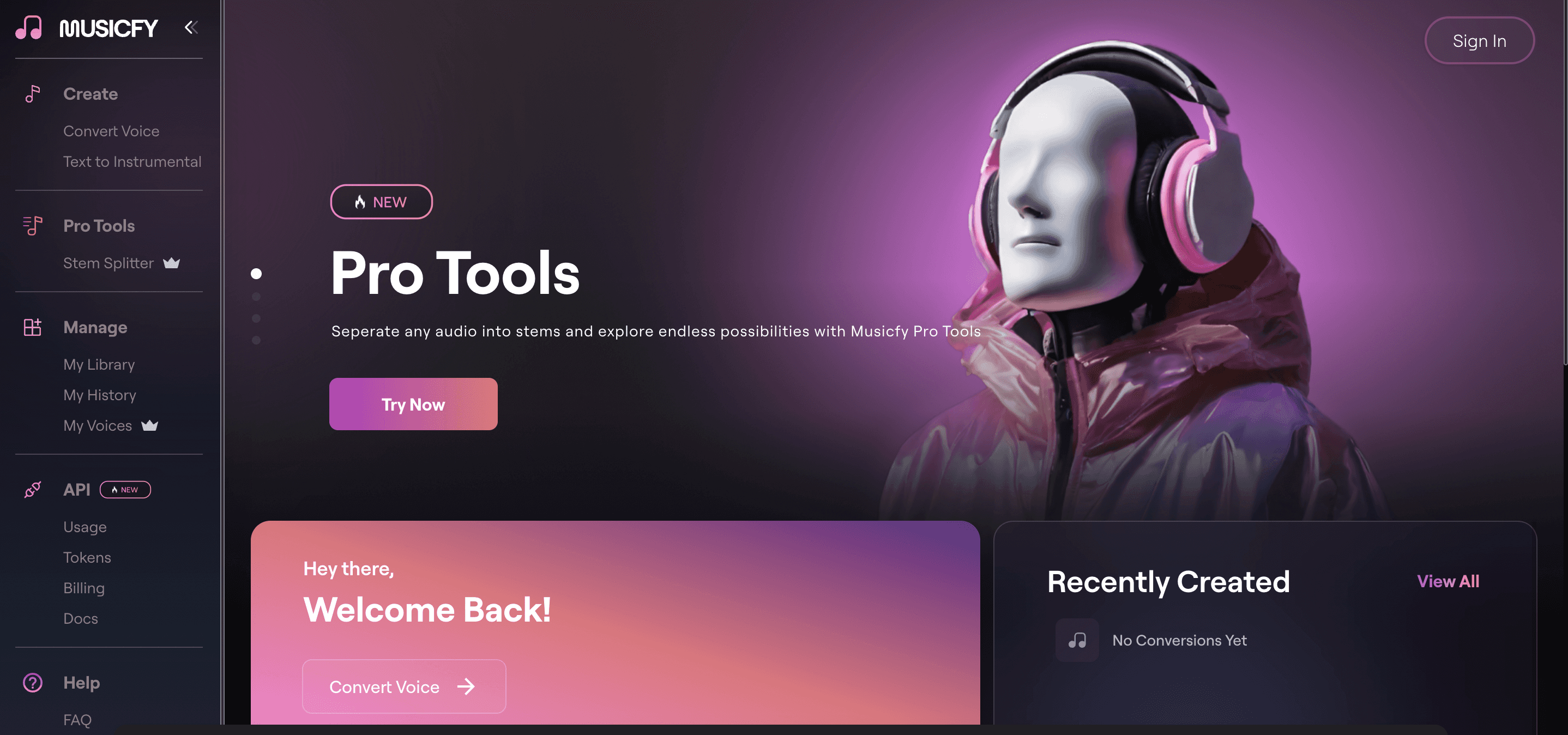 Musicfy - Best AI Music Generator with Vocals