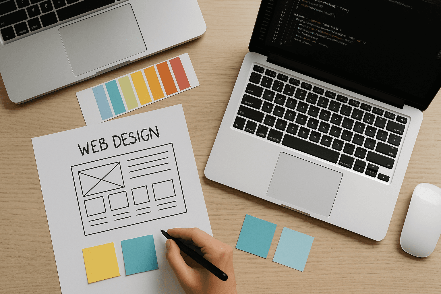 person holding cardboard box on table