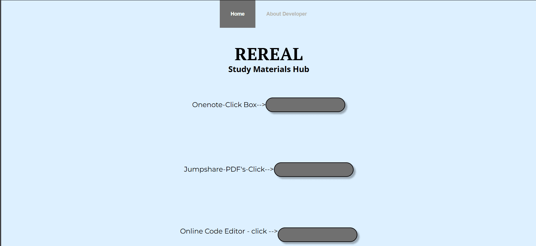 home page of the RSMH website 