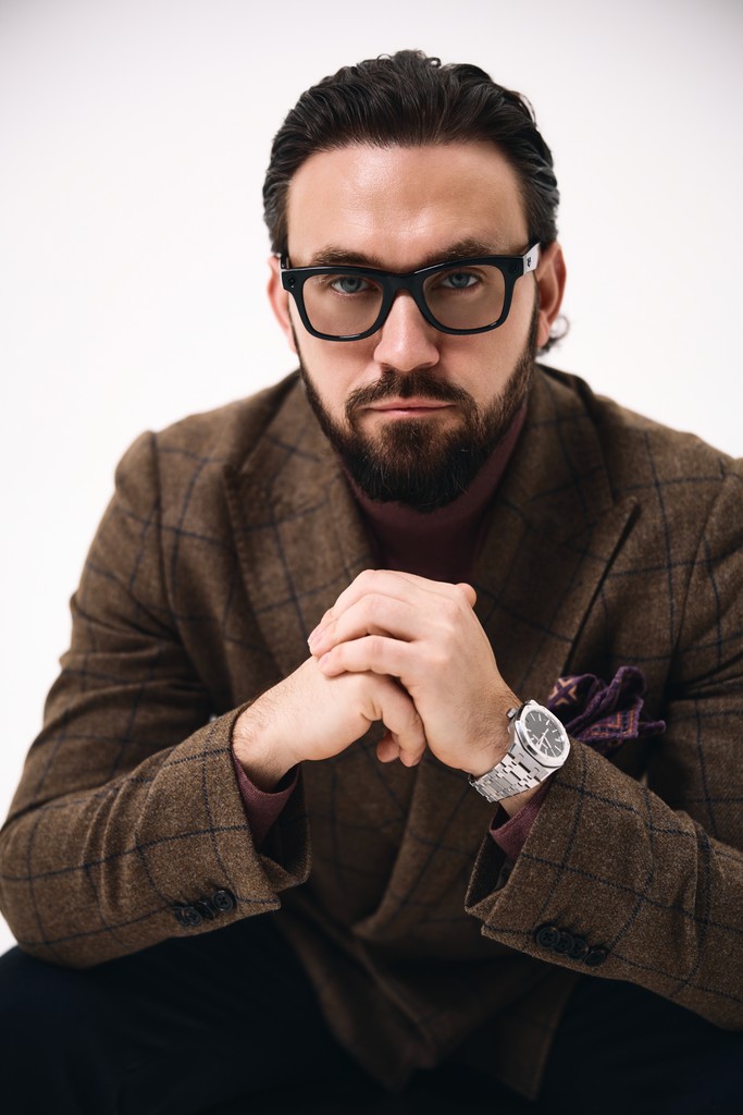 A man learning to surf