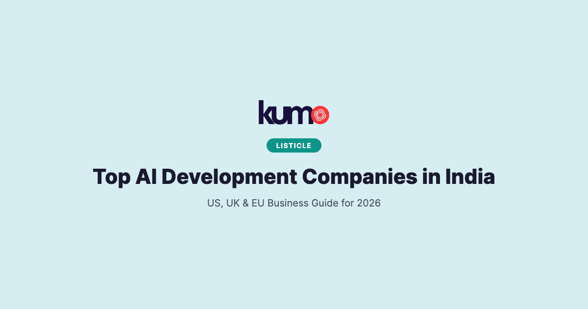 Top AI Development Companies in India for US, UK, and EU
